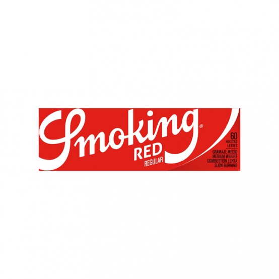 Set 50 pachete Foite Smoking Regular Red