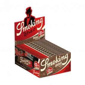 Set 24 pachete Foite Smoking King  Size Brown + Filtre carton