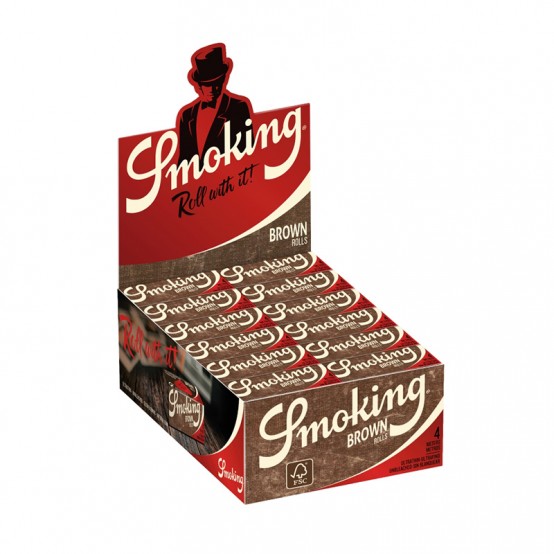 Set Foite In rola Smoking Rolls Brown - 24 buc/set
