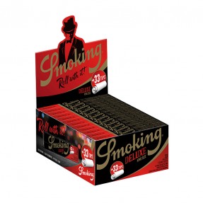 Set Foite Smoking King Size Deluxe cu filtre carton- 24 pachete