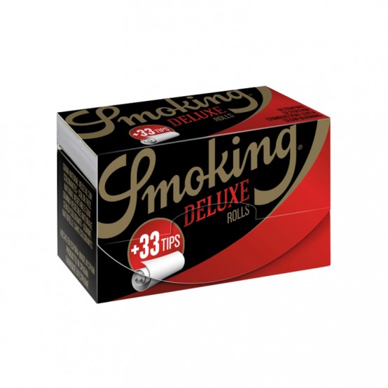 Set 24 foite in rola Smoking rolls Deluxe cu filtre carton
