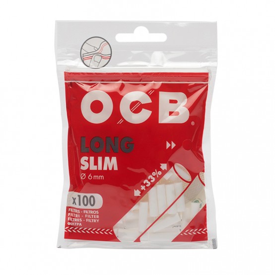 Filtre pentru rulat tigari OCB slim long 100 buc