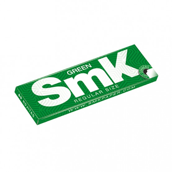 Foite rulat tigari SMK Regular Green Cut Corner - 1 pachet