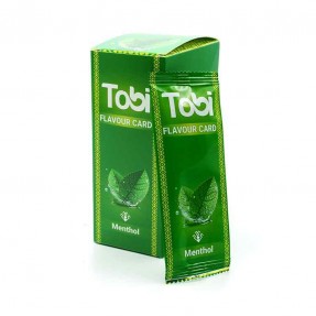 Set 25 carduri aromatizante menthol Tobi