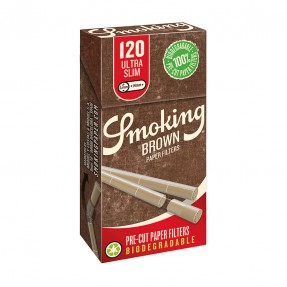 Filtre Smoking Pre-Cut Pop-Up Brown Slim 120 bucati