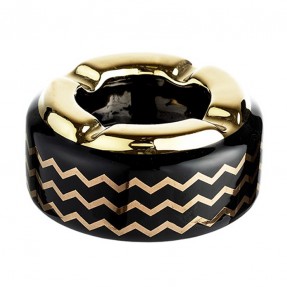 Scrumiera 402614-3 Ceramica Valuri Negre 11,4 cm