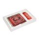 Set Cadou 90358 Matteo Tabachera+bricheta Turbo Rosu Whisky