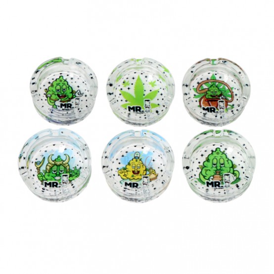 Scrumiera A401285 Din Sticla Diverse Modele  8.5 cm