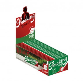 Set 50 pachete Foite Smoking Regular Green