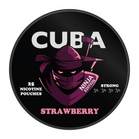 Pouch cu nicotina CUBA Ninja Strawberry