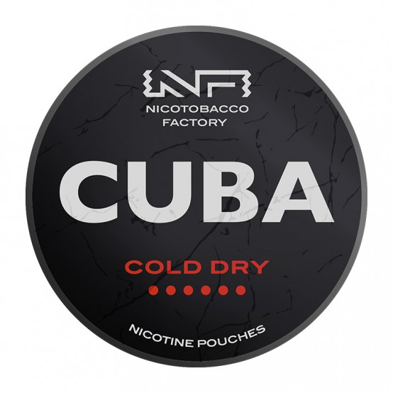Pouch cu nicotina CUBA Cold Dry