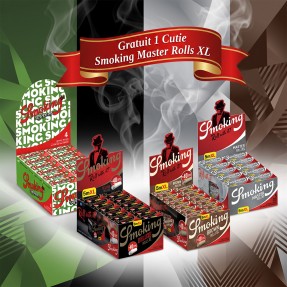 Gratuit 1 Cutie Set Foite in Rola Smoking Master Rolls - 24 role/set