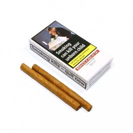 Pachet Tigari de foi cubaneze Romeo Y Julieta Mini 10 Buc