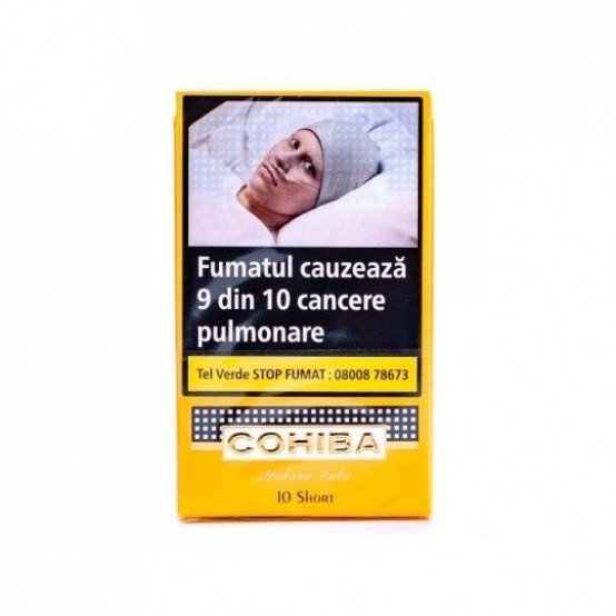 Pachet Tigari de foi cubaneze Cohiba Short 10 Buc