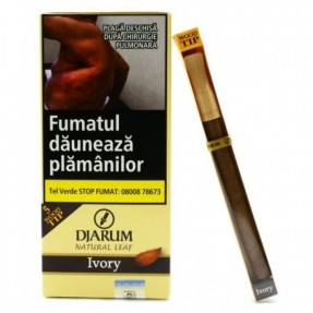 Tigari de foi Djarum Wood TIps Ivory Vanilla 5 buc