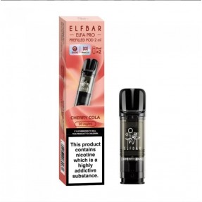 Set 2 Cartuse cu nicotina Elf Bar ELFA PRO aroma Cherry Cola
