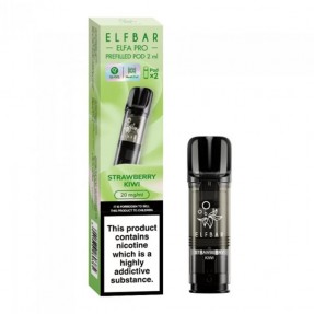 Set 2 Cartuse cu nicotina Elf Bar ELFA PRO aroma Strawberry Kiwi