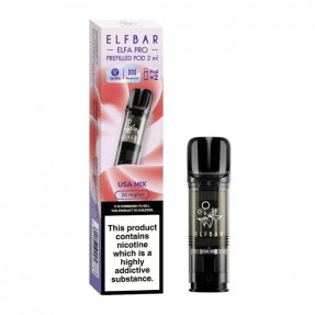 Set 2 Cartuse cu nicotina Elf Bar ELFA PRO aroma Usa Mix
