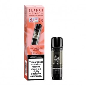 Set 2 Cartuse cu nicotina Elf Bar ELFA PRO aroma Watermelon Mojito