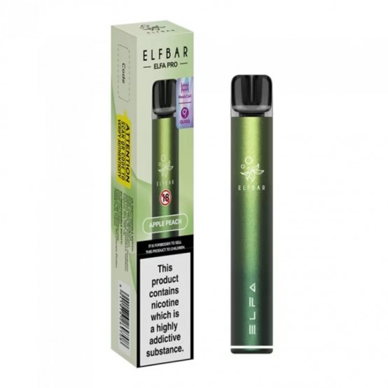 Kit Elf Bar ELFA PRO aroma Apple Peach – Aurora Green