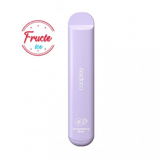 Tigara electronica de unica folosinta cu nicotina Coolplay 575 pufuri Aroma Strawberry Kiwi