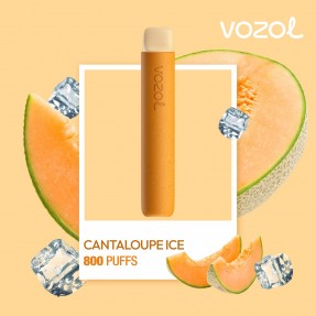 Tigara electronica de unica folosinta cu nicotina Vozol 800 pufuri Aroma Cantaloupe Ice
