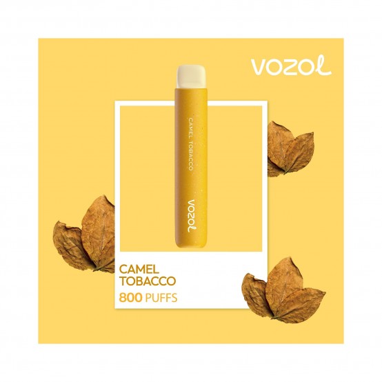 Tigara electronica de unica folosinta cu nicotina Vozol 800 pufuri Aroma Camel Tobacco
