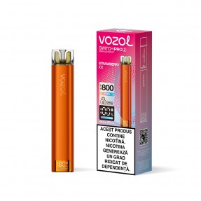 Tigara electronica reincarcabila Vozol Switch PRO 2 KIT aroma Strawberry Ice