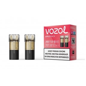 Set 2 Cartuse cu nicotina Vozol Switch Pro 800 Pufuri Aroma Apple Peach