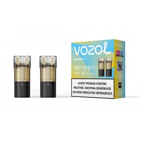 Set 2 Cartuse cu nicotina Vozol Switch Pro 800 Pufuri Aroma Banana Ice