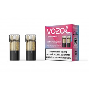 Set 2 Cartuse cu nicotina Vozol Switch Pro 800 Pufuri Aroma Strawberry Ice
