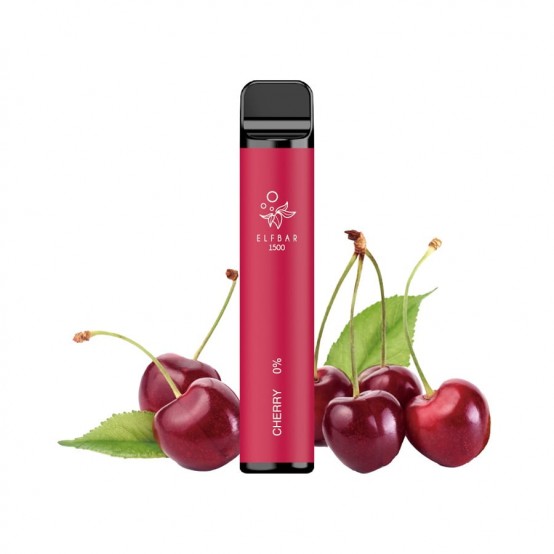 Tigara electronica de unica folosinta fara nicotina ELF BAR 1500 pufuri – Aroma Cherry