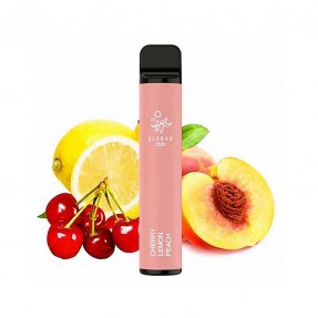 Tigara electronica de unica folosinta fara nicotina ELF BAR 1500 pufuri – Aroma Cherry Lemon Peach