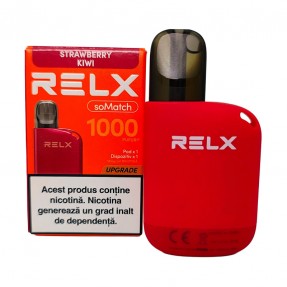 Relx Somatch Kit Crimson Red - Strawberry Kiwi