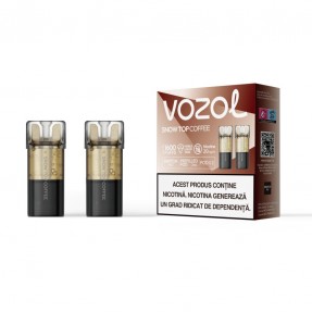 Set 2 Cartuse cu nicotina Vozol Switch Pro 800 Pufuri Aroma Snow Top Coffee