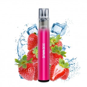 Vape Kit Icewave E1 1000 pufuri Strawberry Ice Plum Pink 2ml 20mg