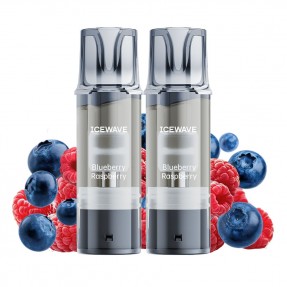 Set 2 cartuse Vape Icewave E1 Pod Blueberry Raspberry 2ml 20mg