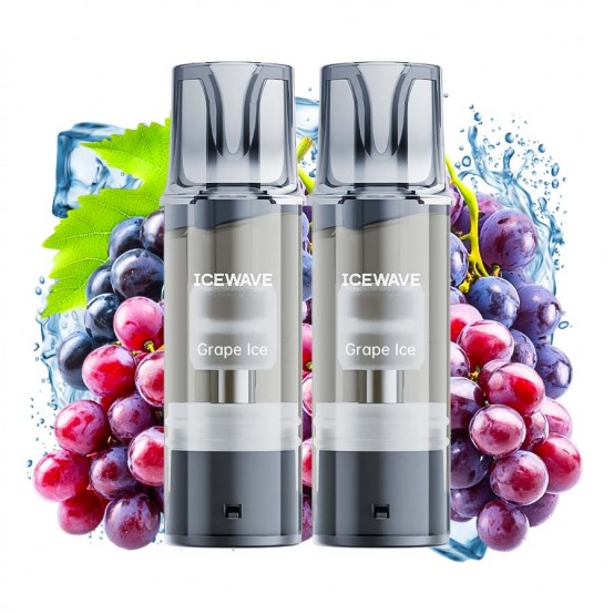 Set 2 cartuse Vape Icewave E1 Pod Grape Ice 2ml 20mg