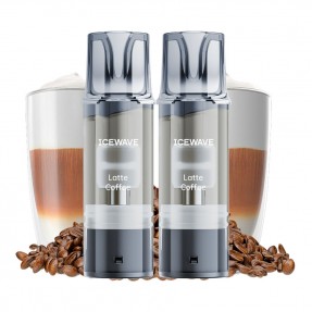 Set 2 cartuse Vape Icewave E1 Pod Latte Coffee 2ml 20mg