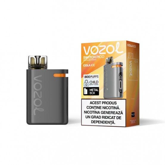 Kit Tigara Electronica reincarcabila VOZOL SWITCH PICO aroma Cola Ice