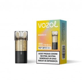 Cartus cu nicotina Vozol Switch Pro 800 Pufuri Aroma Banana Ice Single Pod