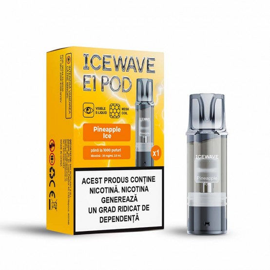 Cartus Vape Icewave E1 Pod Pineapple Ice 2ml 20mg