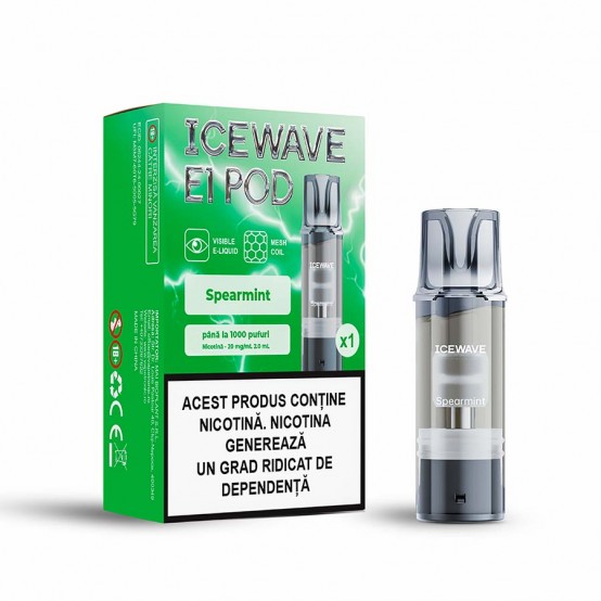 Cartus Vape Icewave E1 Pod Menta 2ml 20mg