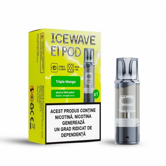 Cartus Vape Icewave E1 Pod Triple Mango 2ml 20mg
