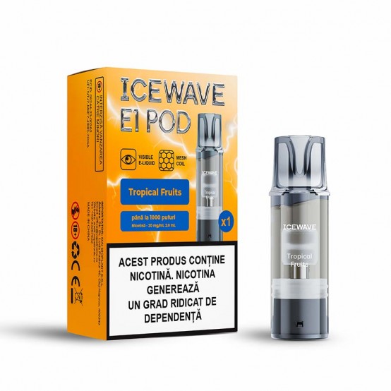 Cartus Vape Icewave E1 Pod Tropical Fruits 2ml 20mg