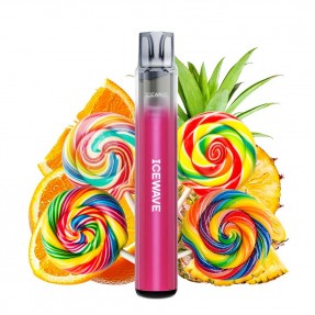 Vape Kit Icewave E1 1000 pufuri Rainbow Candy Plum Pink 2ml 20mg