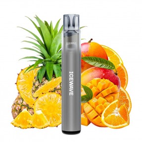 Vape Kit Icewave E1 1000 pufuri Tropical Fruits Dark Grey 2ml 20mg