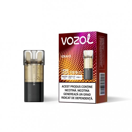 Cartus cu nicotina Vozol Switch Pro 800 Pufuri Aroma Cola Ice Single Pod