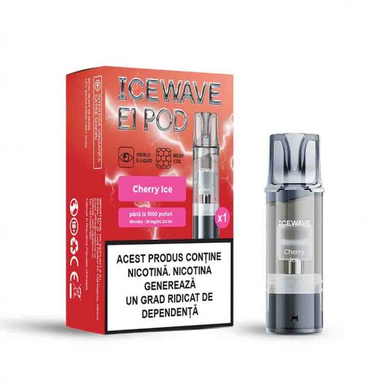 Cartus Vape Icewave E1 Pod Cherry Ice 2ml 20mg