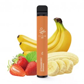 Tigara electronica cu nicotina Elf Bar 600 pufuri- aroma Strawberry Banana